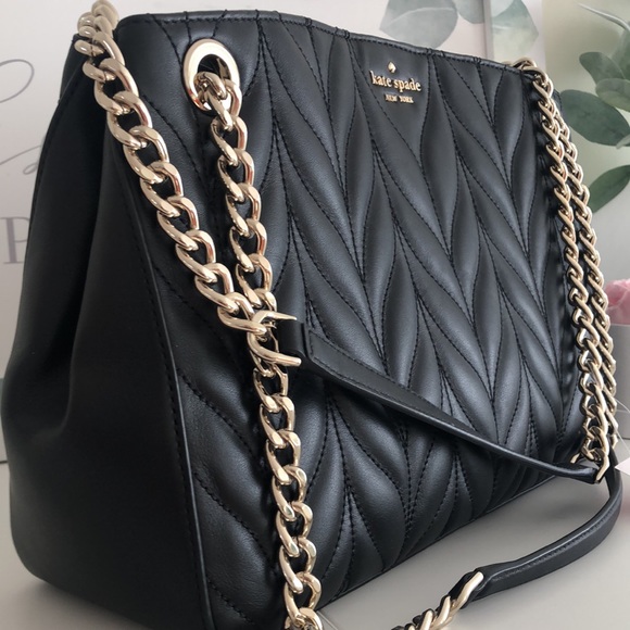 Kate spade briar lane quilted black shoulder bag - Picture 12 of 14